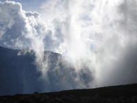 God in clouds